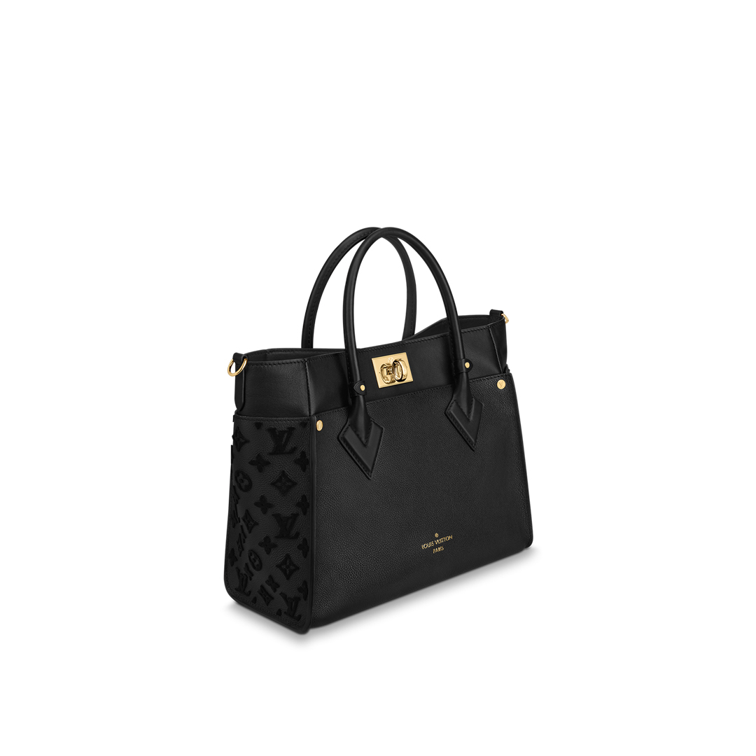 Louis Vuitton ON MY SIDE MM Tote Bag M53826 Black